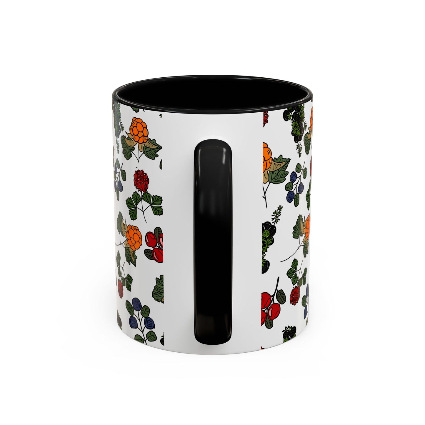 Vibrant Floral Accent Coffee Mug - 11/15oz