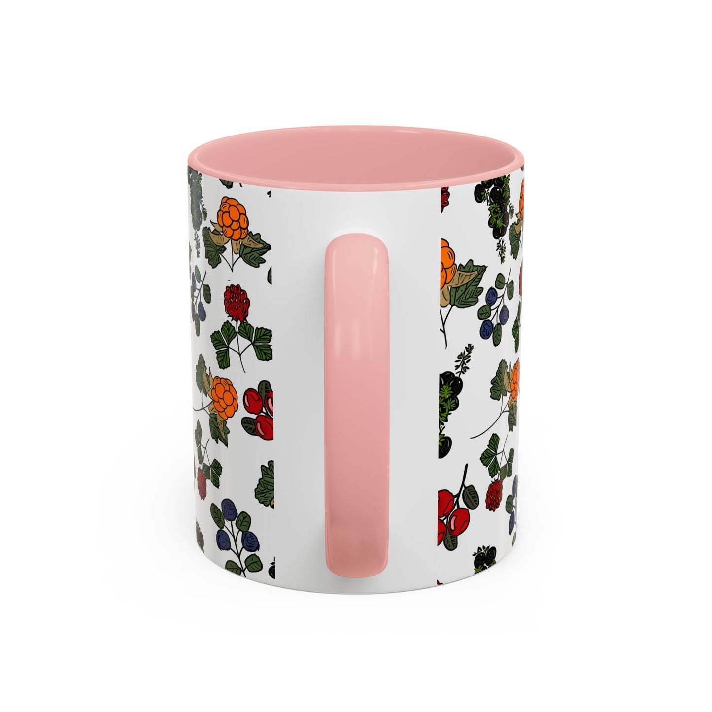 Vibrant Floral Accent Coffee Mug - 11/15oz