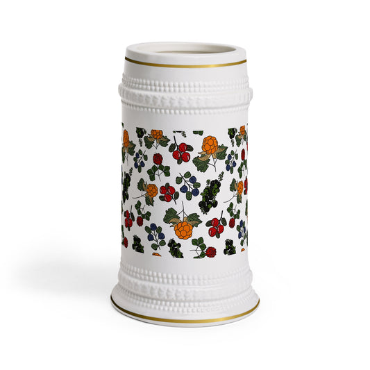 Floral Stein Mug - Perfect for Celebrations & Gatherings