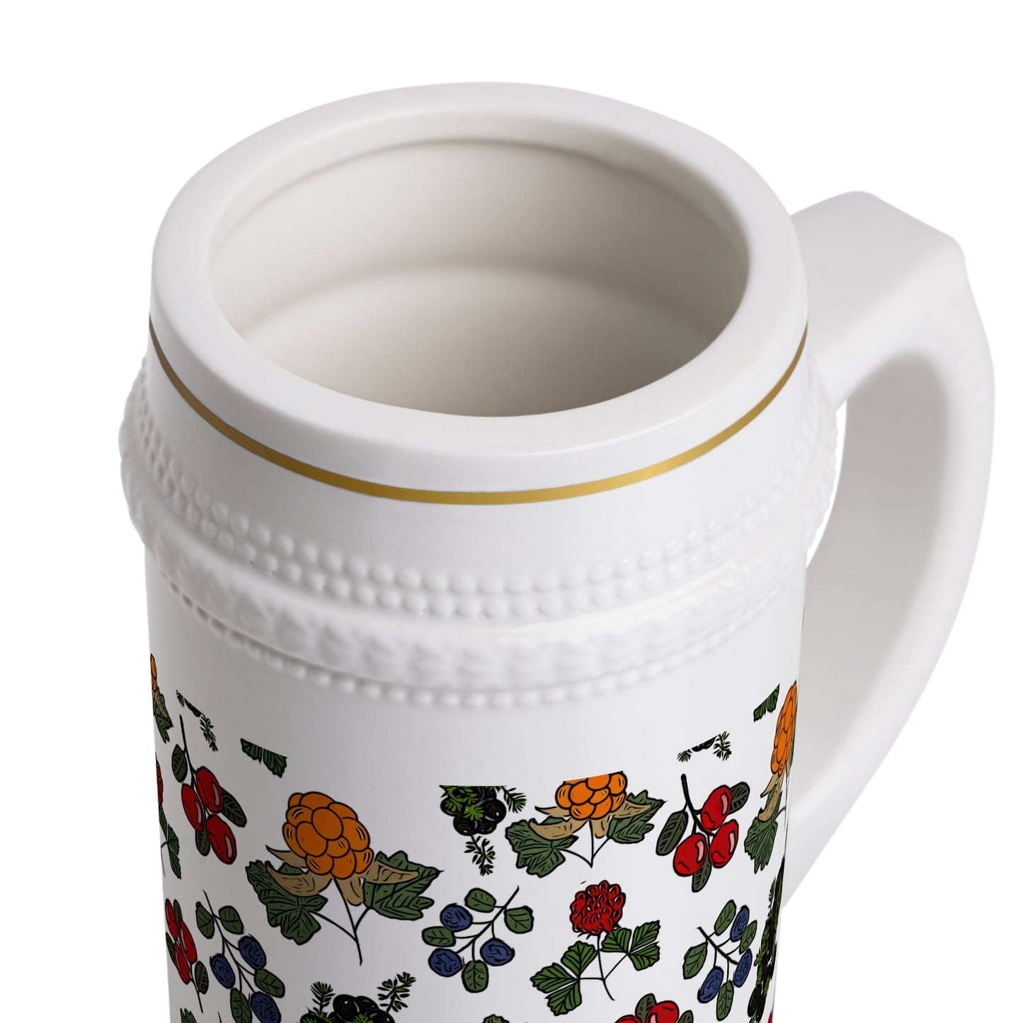 Floral Stein Mug - Perfect for Celebrations & Gatherings