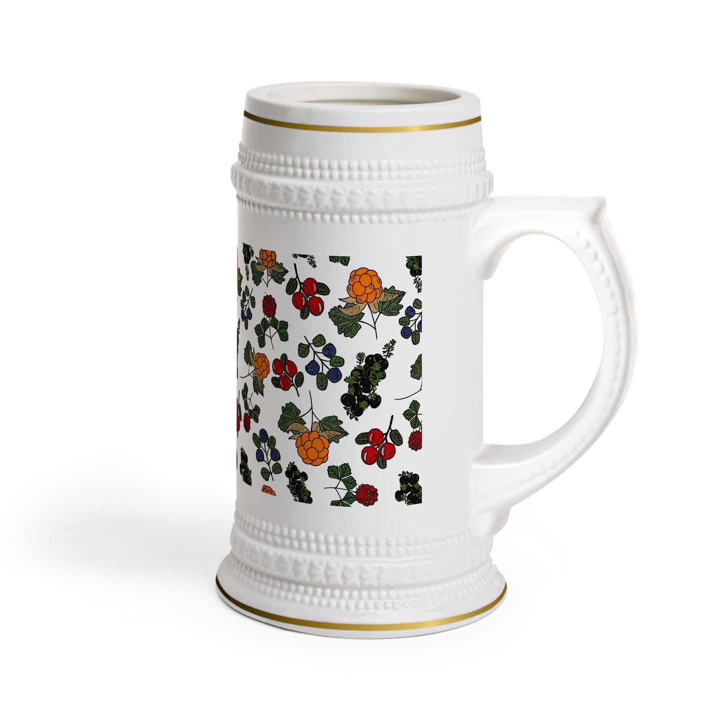 Floral Stein Mug - Perfect for Celebrations & Gatherings