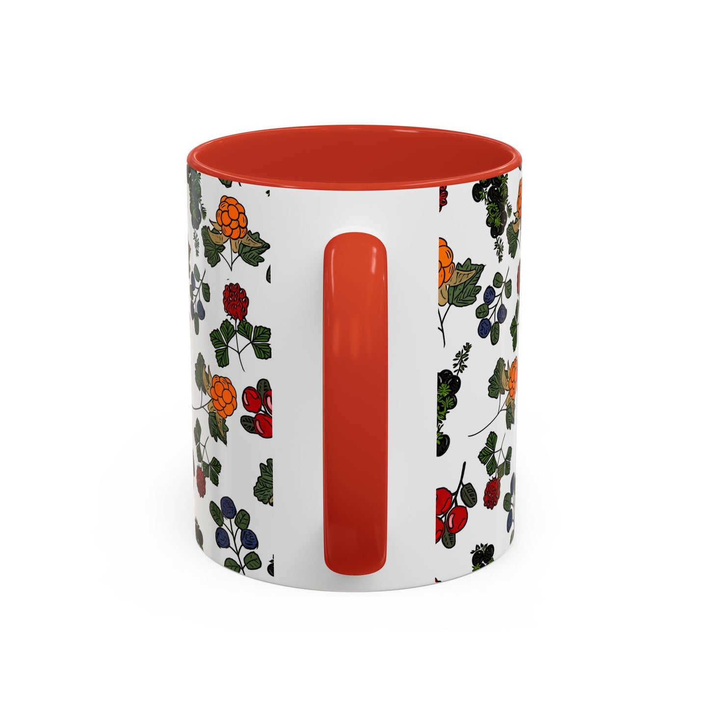 Vibrant Floral Accent Coffee Mug - 11/15oz