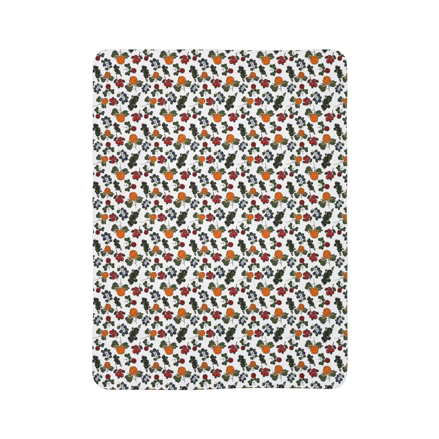 Cozy Floral Fleece Sherpa Blanket - Perfect for Fall and Winter