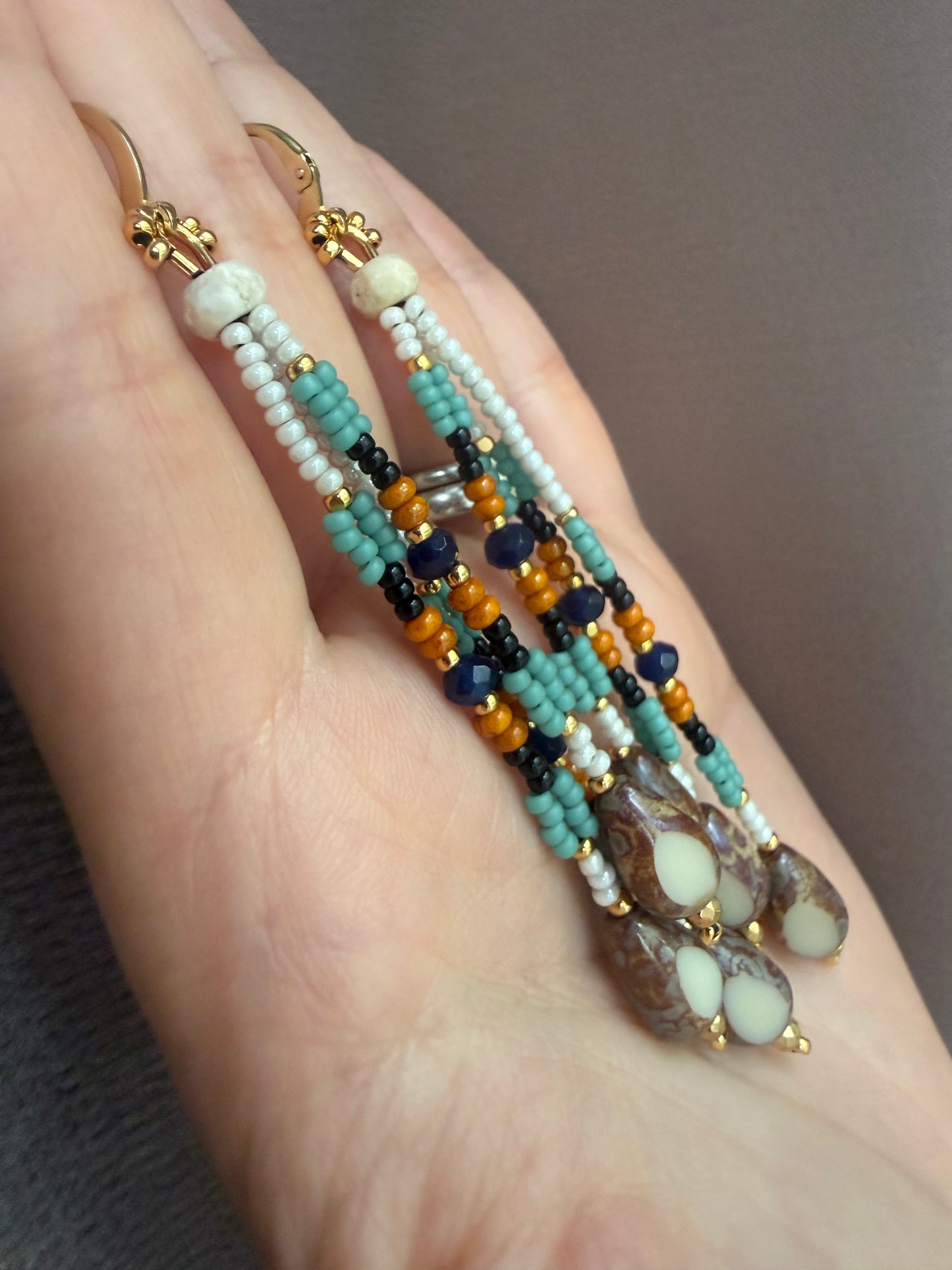 Teal orange blue