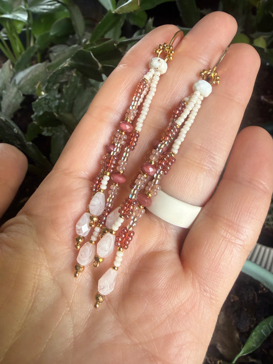 Pink rose quartz