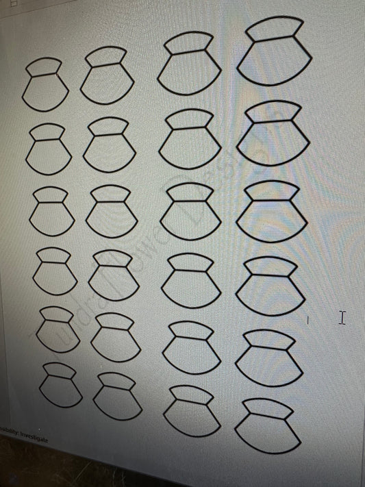 Digital File Download - Uluaq2 pattern for earrings